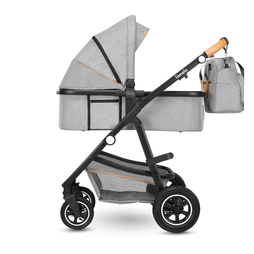 Lionelo - Kombinovaný kočárek 2v1 AMBER Grey Stone