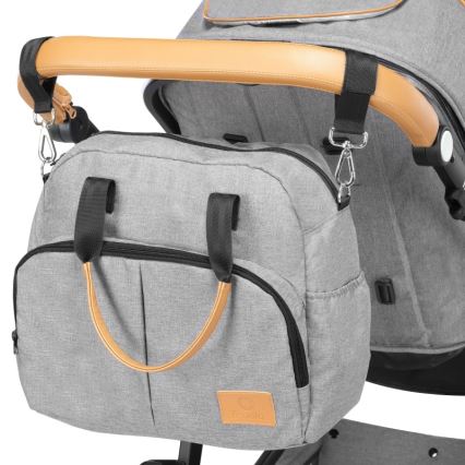 Lionelo - Kombinovaný kočárek 2v1 AMBER Grey Stone