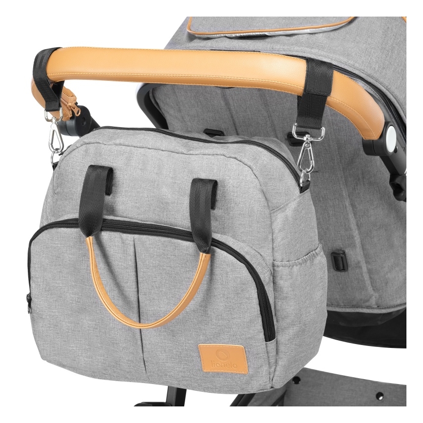 Lionelo - Kombinovaný kočárek 2v1 AMBER Grey Stone