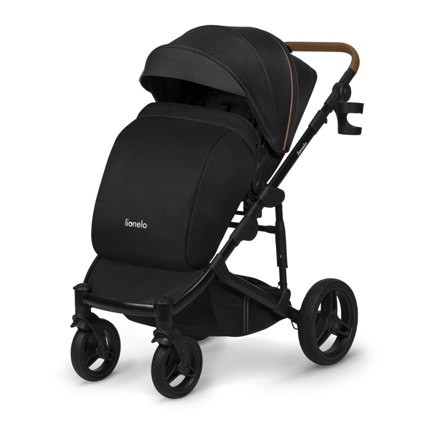 Lionelo - Kombinovaný kočárek 2v1 MARI TOUR Black Onyx