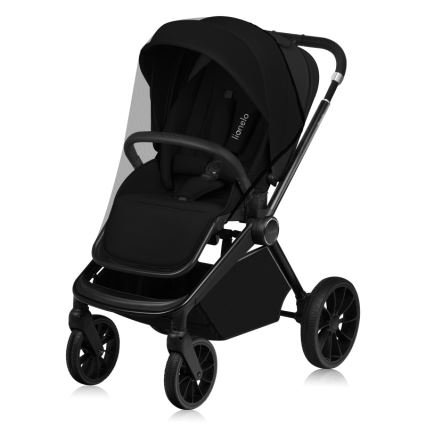 Lionelo - Kombinovaný kočárek 2v1 MIKA PLUS Black Onyx