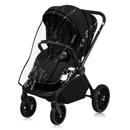 Lionelo - Kombinovaný kočárek 2v1 MIKA PLUS Black Onyx