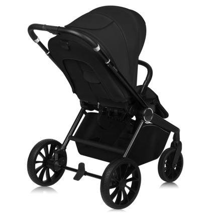Lionelo - Kombinovaný kočárek 2v1 MIKA PLUS Black Onyx