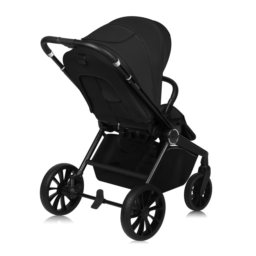 Lionelo - Kombinovaný kočárek 2v1 MIKA PLUS Black Onyx
