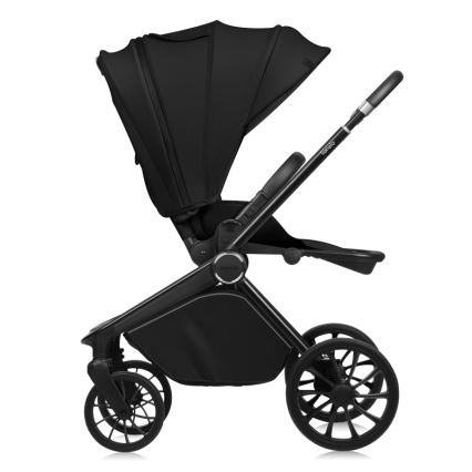 Lionelo - Kombinovaný kočárek 2v1 MIKA PLUS Black Onyx