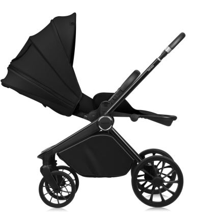 Lionelo - Kombinovaný kočárek 2v1 MIKA PLUS Black Onyx