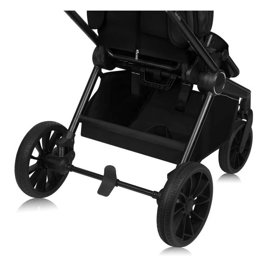 Lionelo - Kombinovaný kočárek 2v1 MIKA PLUS Black Onyx