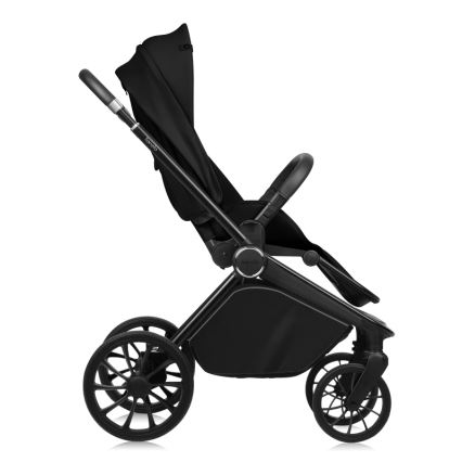 Lionelo - Kombinovaný kočárek 2v1 MIKA PLUS Black Onyx