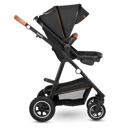 Lionelo - Kombinovaný kočárek 3v1 AMBER Grey Graphite