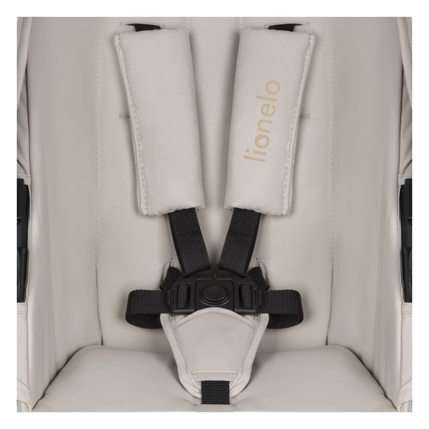 Lionelo - Kombinovaný kočárek 3v1 AMBER PLUS Beige Sand