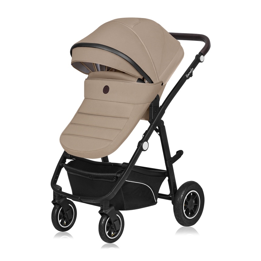 Lionelo - Kombinovaný kočárek 3v1 BIANKA Beige Sand