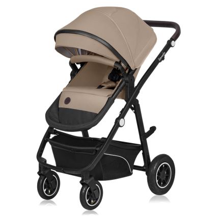 Lionelo - Kombinovaný kočárek 3v1 BIANKA Beige Sand