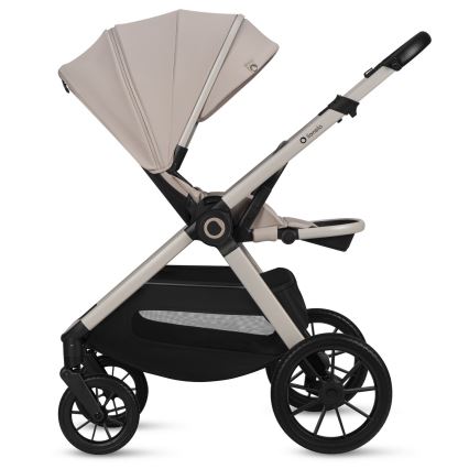 Lionelo - Kombinovaný kočárek 3v1 LAYLA Beige Sand