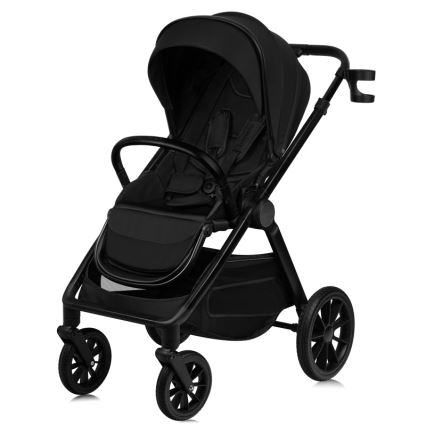 Lionelo - Kombinovaný kočárek 3v1 LAYLA Black Onyx