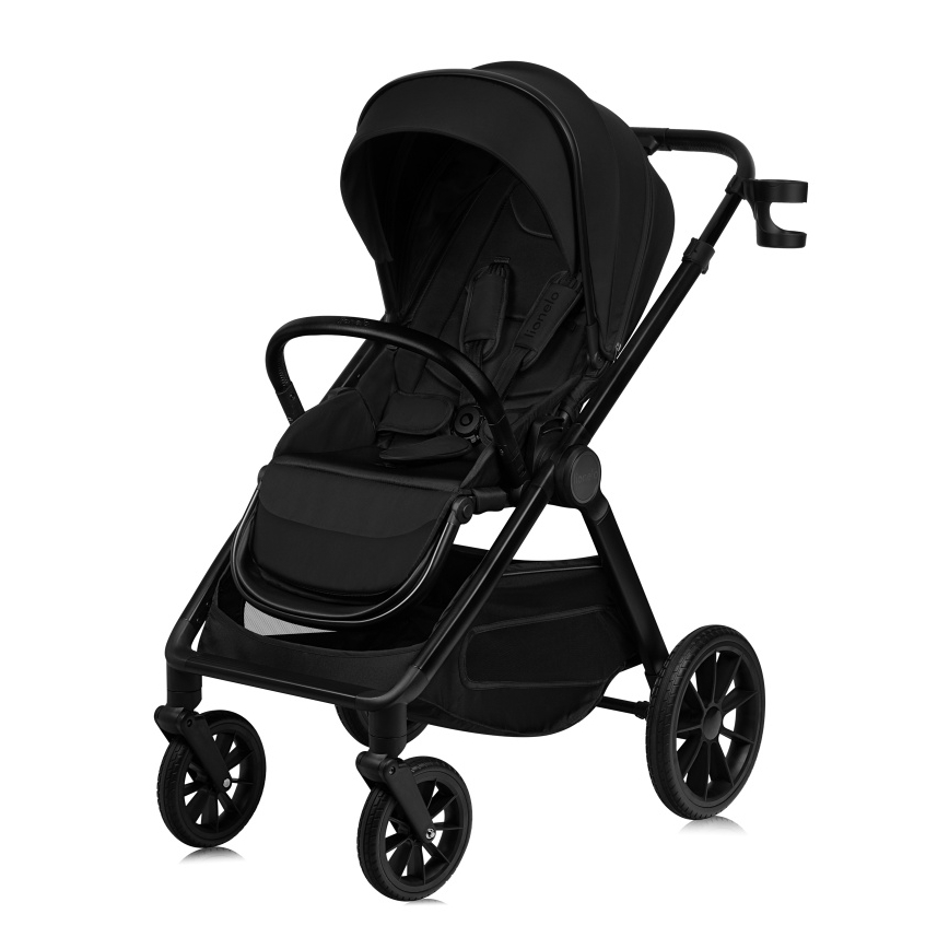 Lionelo - Kombinovaný kočárek 3v1 LAYLA Black Onyx