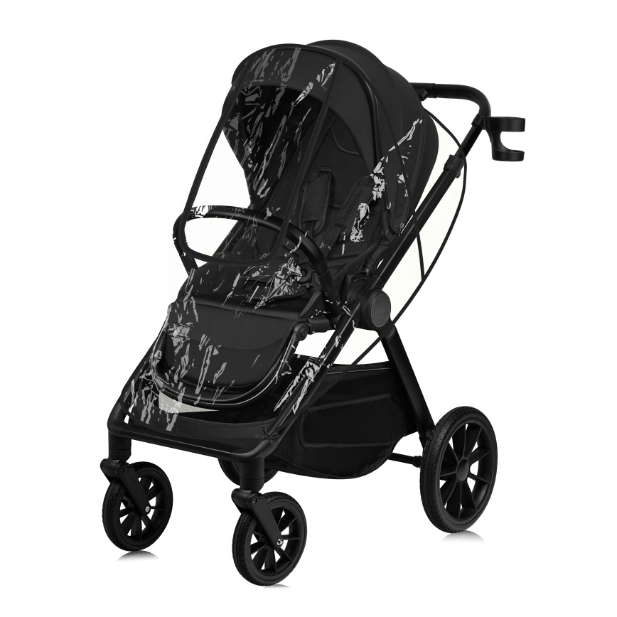 Lionelo - Kombinovaný kočárek 3v1 LAYLA Black Onyx