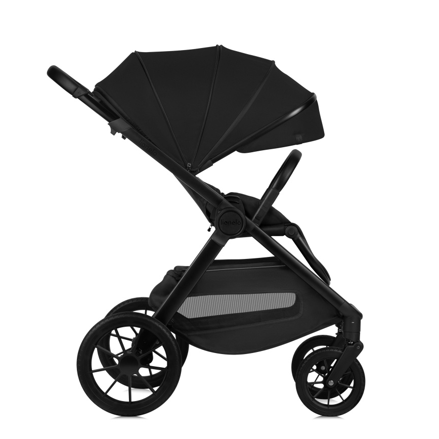 Lionelo - Kombinovaný kočárek 3v1 LAYLA Black Onyx