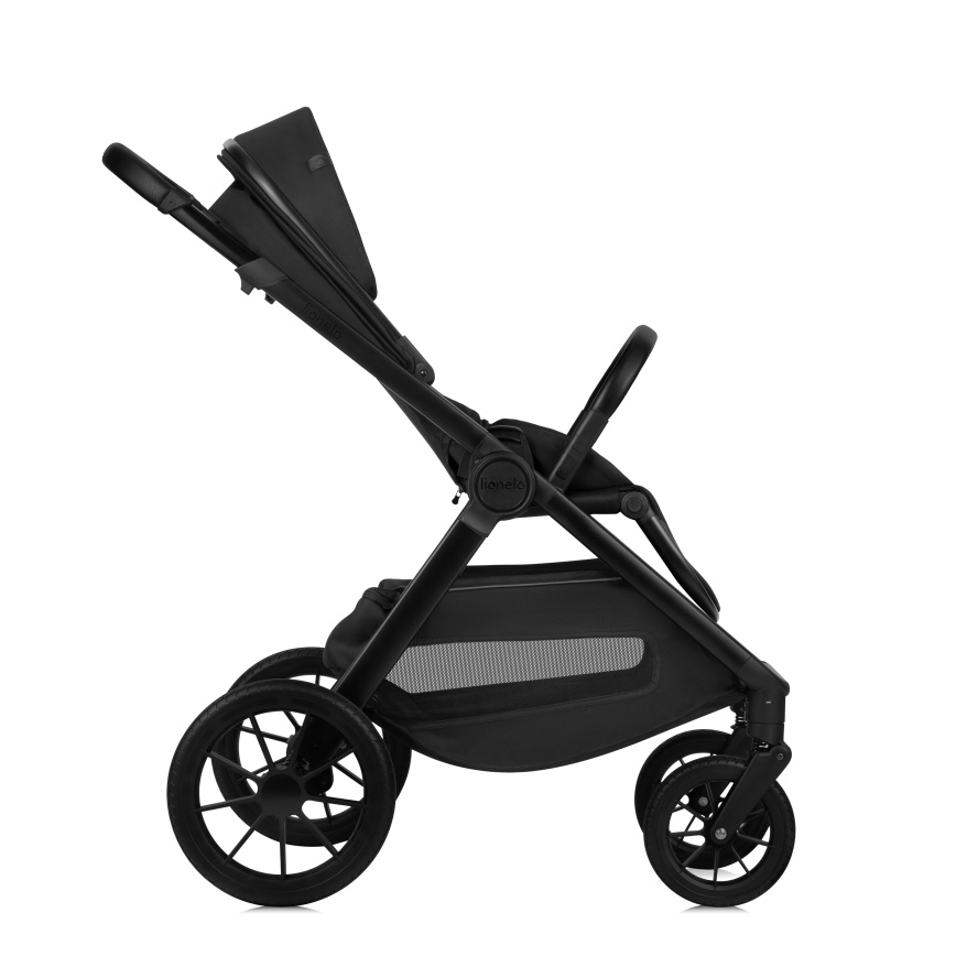 Lionelo - Kombinovaný kočárek 3v1 LAYLA Black Onyx