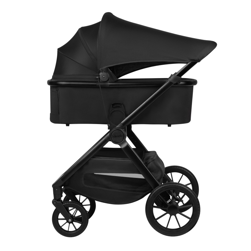 Lionelo - Kombinovaný kočárek 3v1 LAYLA Black Onyx