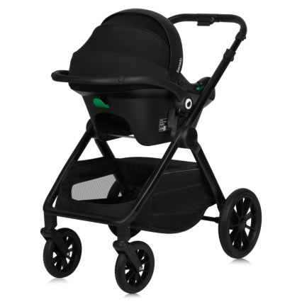Lionelo - Kombinovaný kočárek 3v1 LAYLA Black Onyx