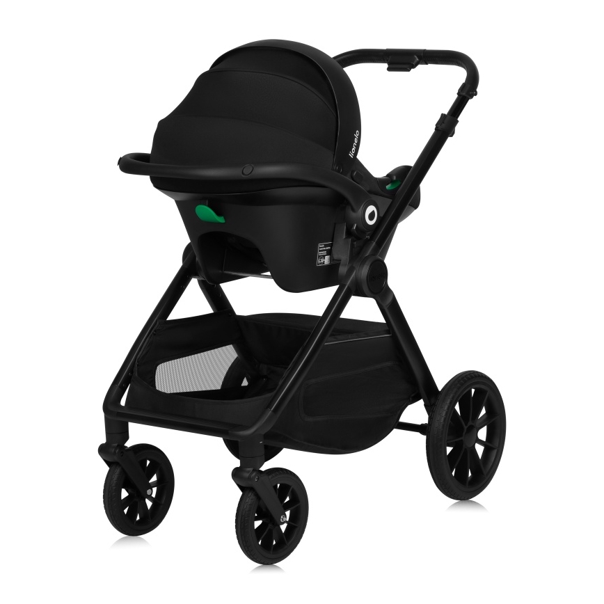 Lionelo - Kombinovaný kočárek 3v1 LAYLA Black Onyx