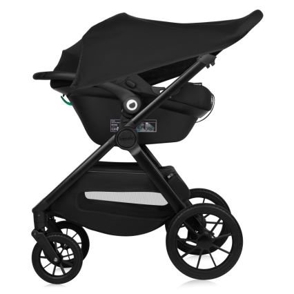 Lionelo - Kombinovaný kočárek 3v1 LAYLA Black Onyx
