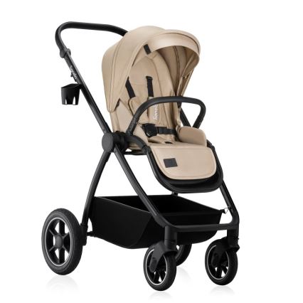 Lionelo - Kombinovaný kočárek 3v1 MERIL Beige Sand