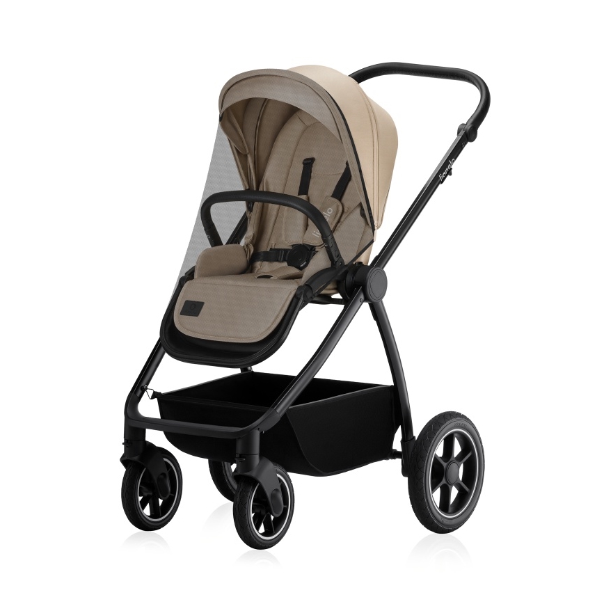 Lionelo - Kombinovaný kočárek 3v1 MERIL Beige Sand
