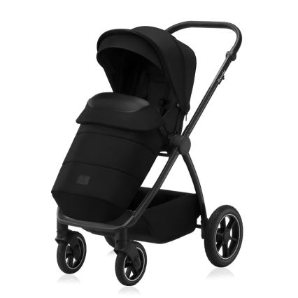 Lionelo - Kombinovaný kočárek 3v1 MERIL Black Onyx