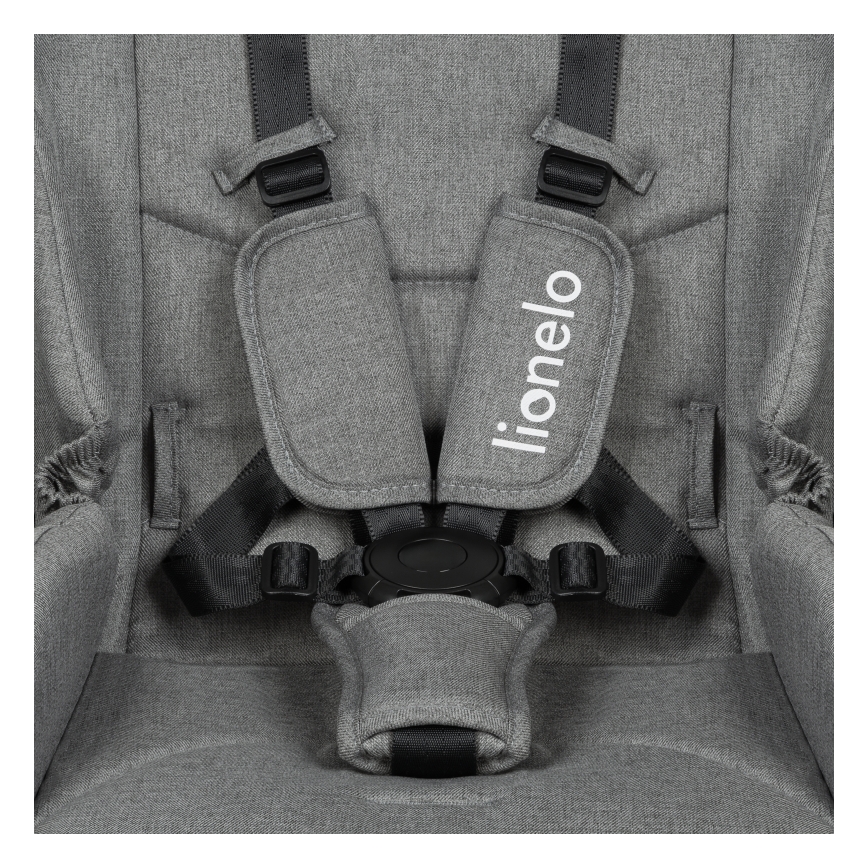 Lionelo - Kombinovaný kočárek 3v1 MERIL Grey Stone