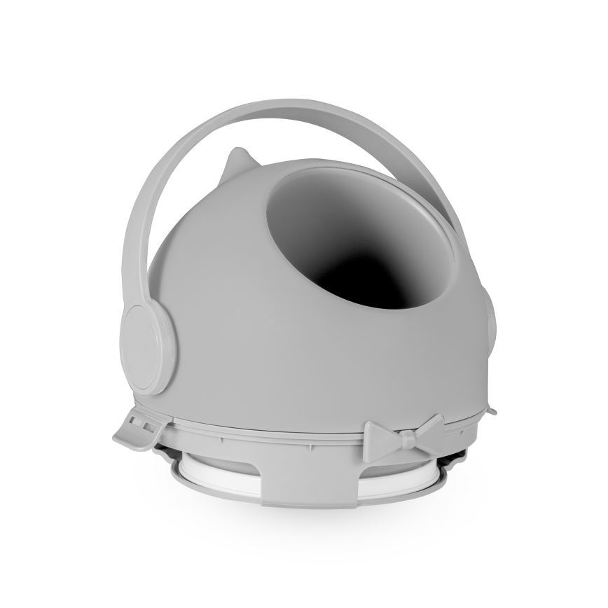 Lionelo - Koš na pleny PUREBIN 10 l Grey