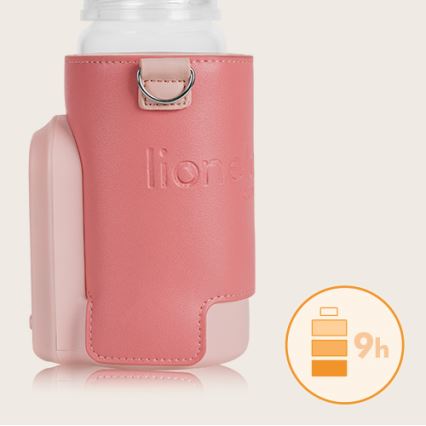 Lionelo - Nabíjecí ohřívač lahví THERMUP GO EVO 18W/5V růžová