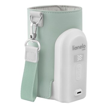 Lionelo - Nabíjecí ohřívač lahví THERMUP GO EVO 18W/5V zelená/bílá
