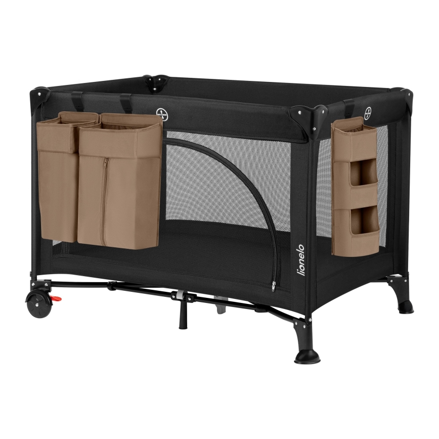 Lionelo - Organizér na postýlku 3v1 SIDEPOCKET Beige