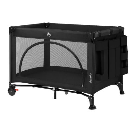 Lionelo - Organizér na postýlku 3v1 SIDEPOCKET Black