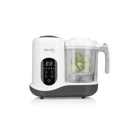 Lionelo - Parní vařič 5v1 BABYMENU 110W/230V bílá/šedá
