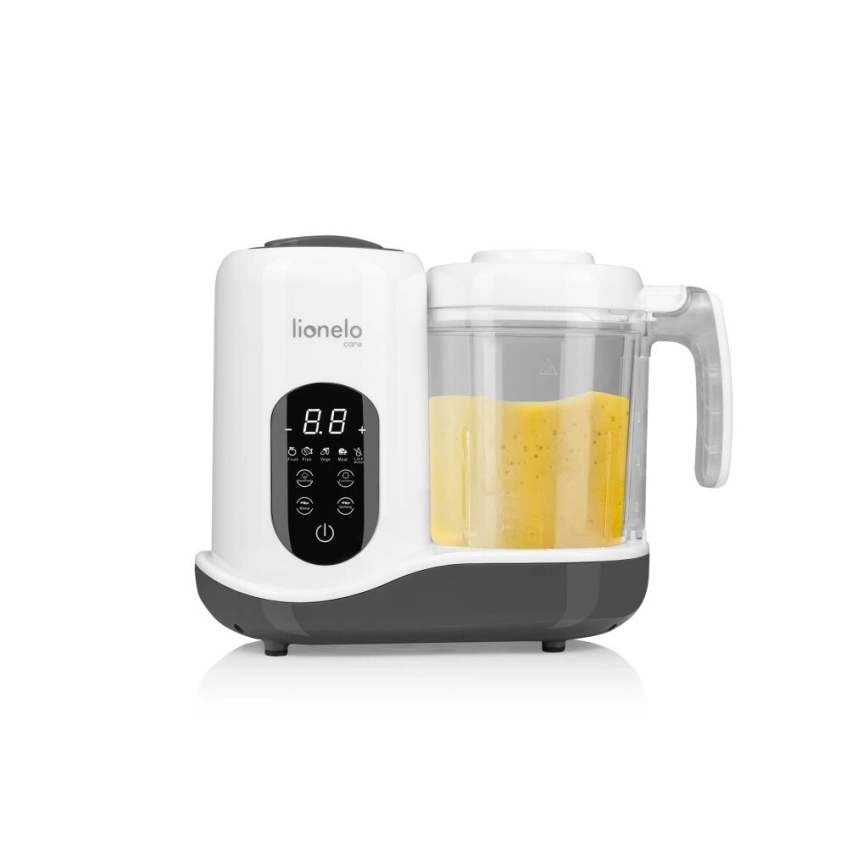 Lionelo - Parní vařič 5v1 BABYMENU 110W/230V bílá/šedá