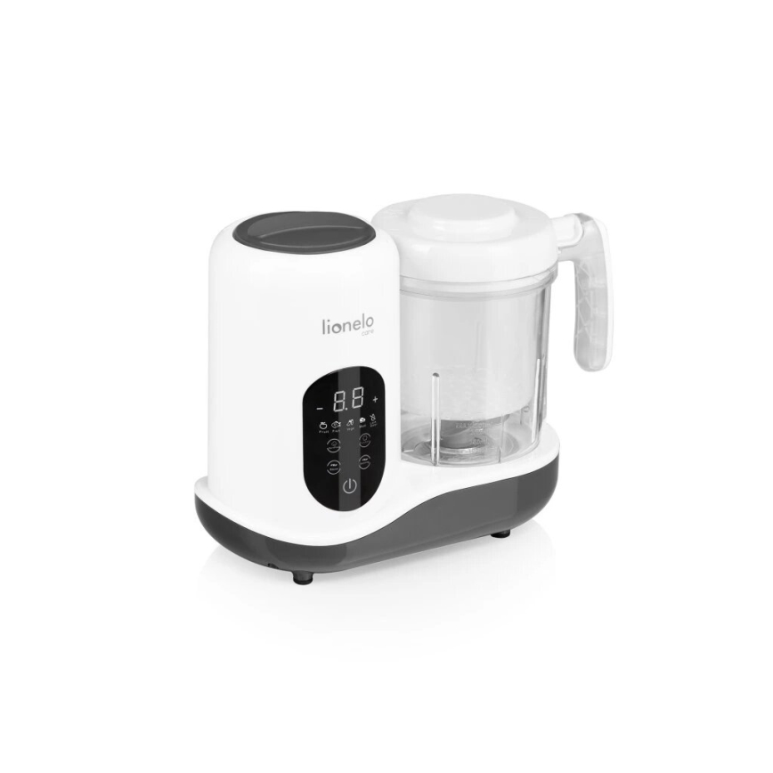 Lionelo - Parní vařič 5v1 BABYMENU 110W/230V bílá/šedá