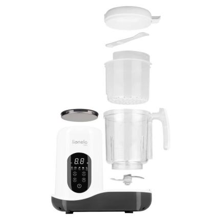 Lionelo - Parní vařič 5v1 BABYMENU 110W/230V bílá/šedá