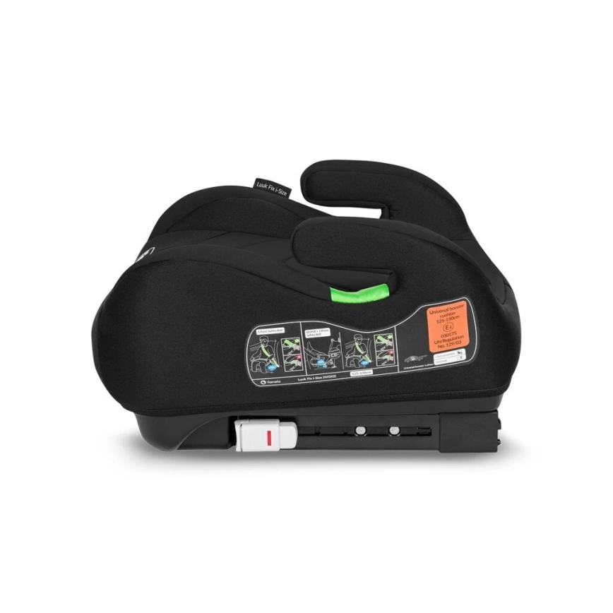 Lionelo - Podsedák do auta LUUK FIX i-Size 125-150 cm černá