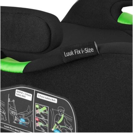 Lionelo - Podsedák do auta LUUK FIX i-Size 125-150 cm černá