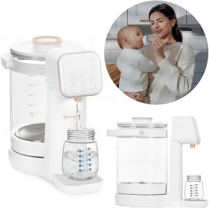 Lionelo - Přístroj na přípravu kojeneckého mléka BABYPRESTO 2.0 1200W/230V White
