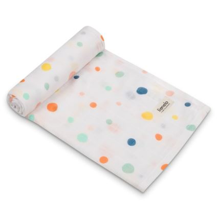 Lionelo - SADA 3x Bambusová plena BAMBOO SET 70x70 cm Dot