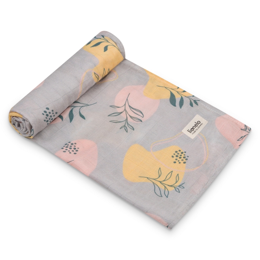 Lionelo - SADA 3x Bambusová plena BAMBOO SET 70x70 cm Leaf