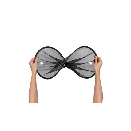 Lionelo - Sluneční clona s přísavkou SUNSHADE 2 ks Black