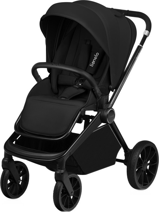 Lionelo - Sportovní kočárek MIKA PLUS Black Onyx