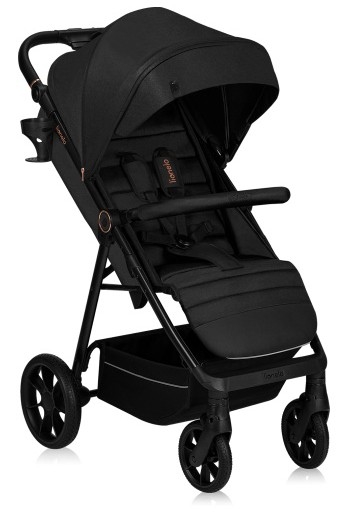 Lionelo - Sportovní kočárek MIRA Black Onyx