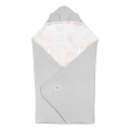 Lionelo - Zavinovačka do autosedačky TRAVEL SWADDLE 90x90 cm Grey Baloon