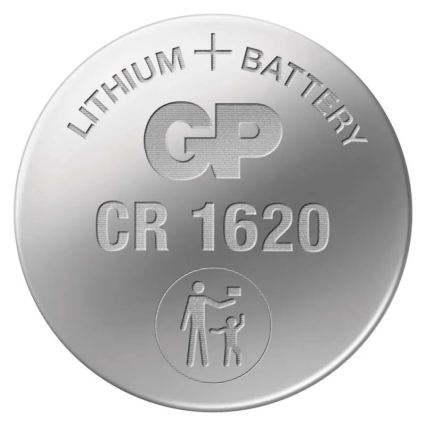 Lithiová baterie knoflíková CR1620 GP LITHIUM 3V/75 mAh