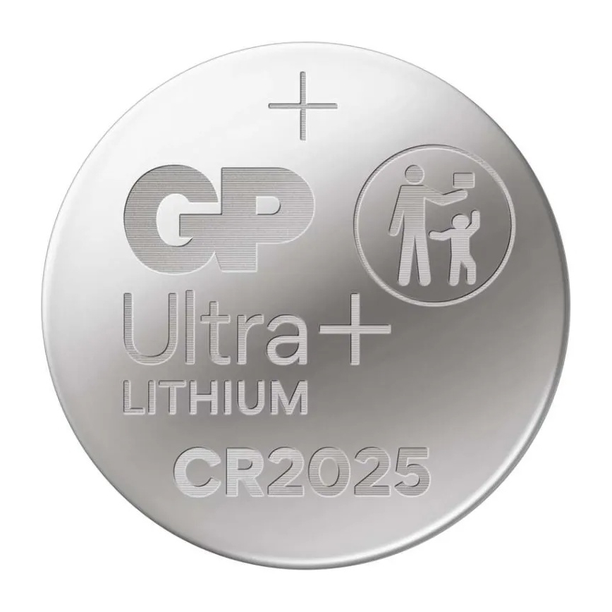 Lithiová baterie knoflíková CR2025 GP LITHIUM 3V/170 mAh